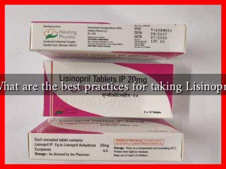 What are the best practices for taking Lisinopril What are the best practices for taking Lisinopril