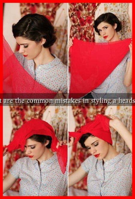 What are the common mistakes in styling a headscarf? What are the common mistakes in styling a headscarf?