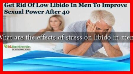 What are the effects of stress on libido in men?