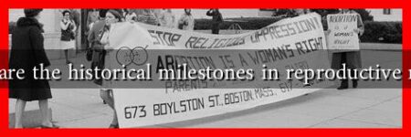 What are the historical milestones in reproductive rights? What are the historical milestones in reproductive rights?