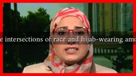 What are the intersections of race and hijab-wearing among women?