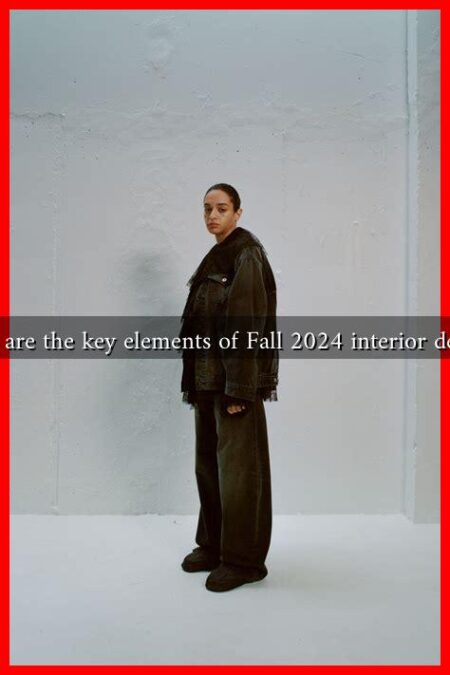 What are the key elements of Fall 2024 interior design?