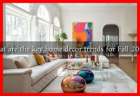 What are the key home decor trends for Fall 2024?