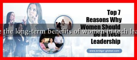 What are the long-term benefits of women in tech leadership?