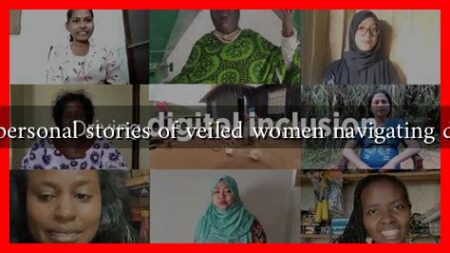 What are the personal stories of veiled women navigating dual identities?