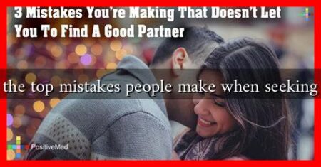 What are the top mistakes people make when seeking a partner