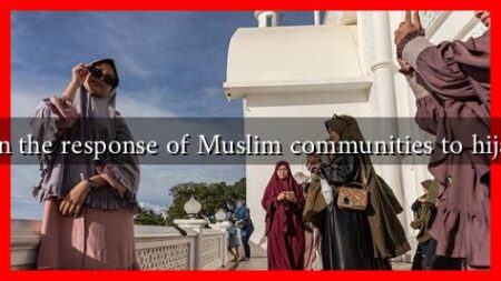 What has been the response of Muslim communities to hijab legislation?