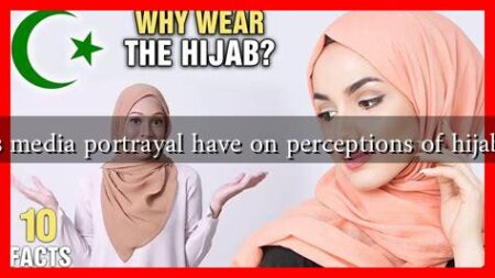 What impact does media portrayal have on perceptions of hijab-wearing women