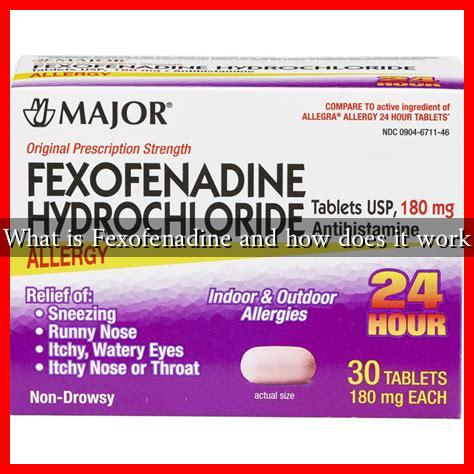 What is Fexofenadine and how does it work