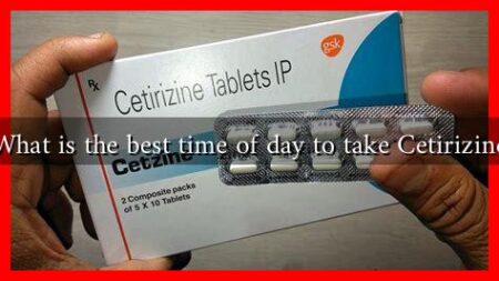 What is the best time of day to take Cetirizine