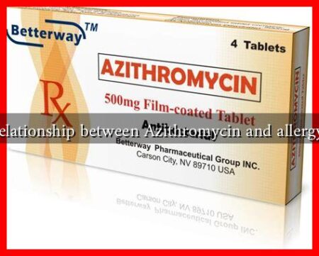 What is the relationship between Azithromycin and allergy medications