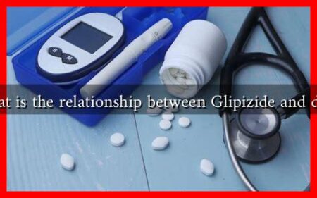 What is the relationship between Glipizide and diet?