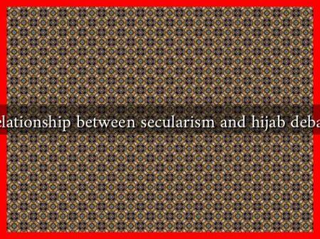 What is the relationship between secularism and hijab debate in Europe?