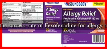 What is the success rate of Fexofenadine for allergy treatment