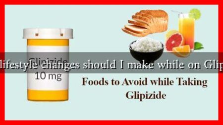 What lifestyle changes should I make while on Glipizide?