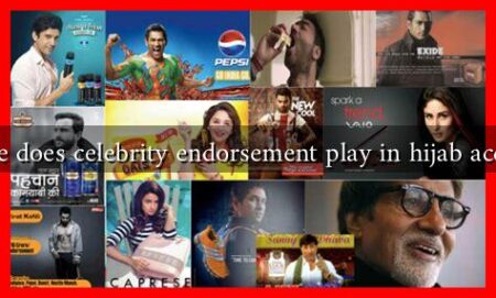 What role does celebrity endorsement play in hijab acceptance?
