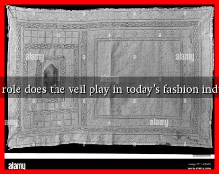 What role does the veil play in today's fashion industry?