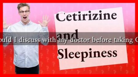 What should I discuss with my doctor before taking Cetirizine