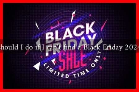What should I do if I can't find a Black Friday 2024 item?