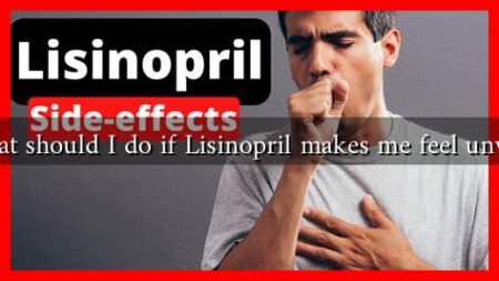 What should I do if Lisinopril makes me feel unwell
