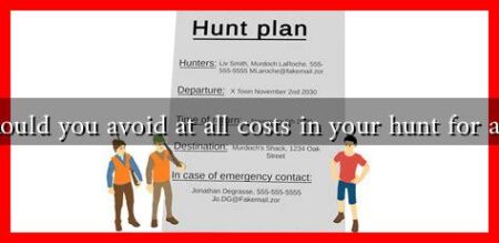 What should you avoid at all costs in your hunt for a partner What should you avoid at all costs in your hunt for a partner