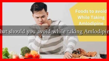 What should you avoid while taking Amlodipine?