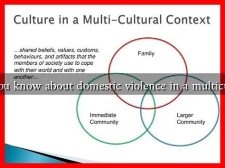 What should you know about domestic violence in a multicultural context? What should you know about domestic violence in a multicultural context?