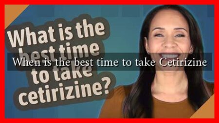 When is the best time to take Cetirizine