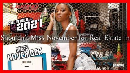Why You Shouldn't Miss November for Real Estate Investments