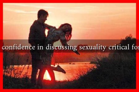Why is confidence in discussing sexuality critical for youth