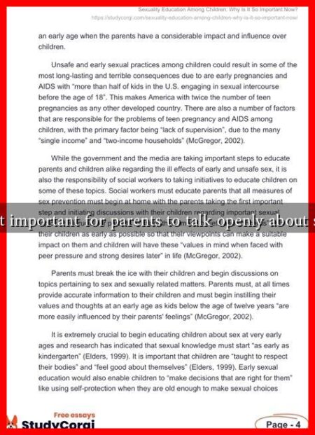 Why is it important for parents to talk openly about sexuality