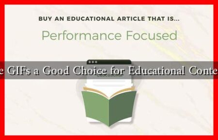 Are GIFs a Good Choice for Educational Content?