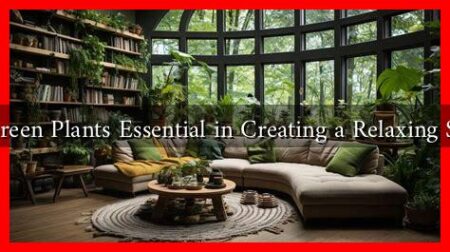 Are Green Plants Essential in Creating a Relaxing Space?