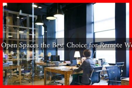 Are Open Spaces the Best Choice for Remote Work?