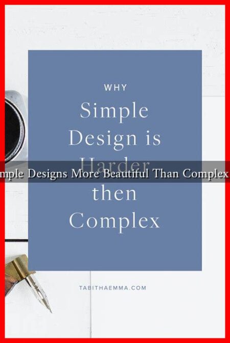 Are Simple Designs More Beautiful Than Complex Ones?