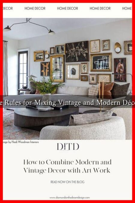 Are There Rules for Mixing Vintage and Modern Décor Styles?