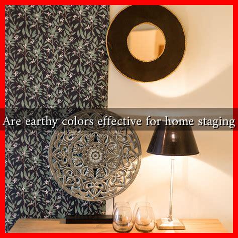 Are earthy colors effective for home staging