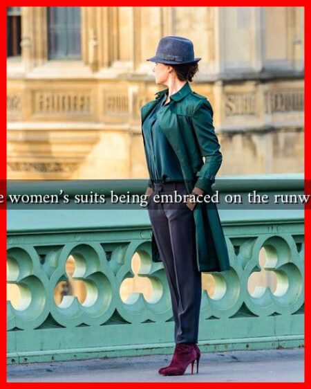 Are women’s suits being embraced on the runway? Are women's suits being embraced on the runway?