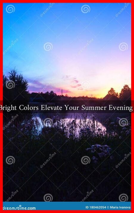 Can Bright Colors Elevate Your Summer Evening Look