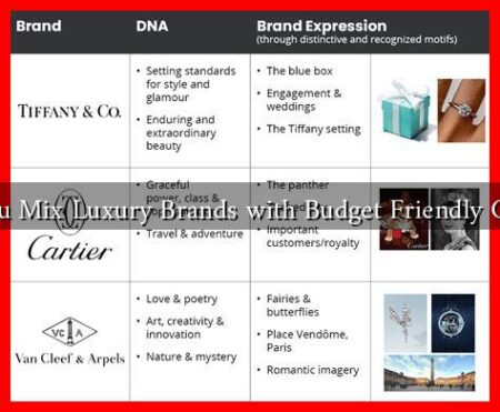 Can You Mix Luxury Brands with Budget Friendly Choices?