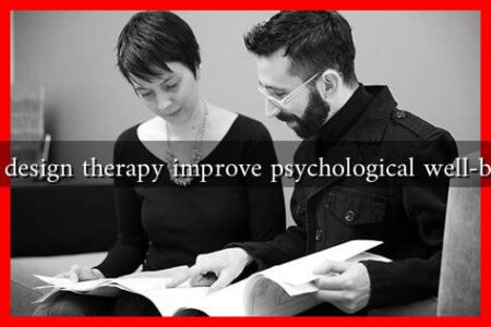 Can design therapy improve psychological well-being