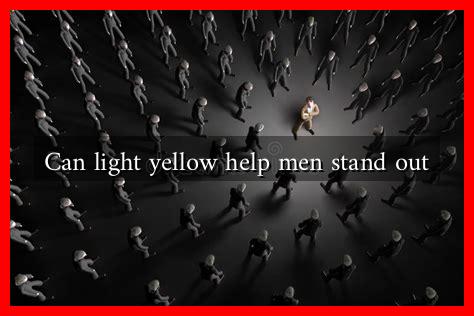 Can light yellow help men stand out