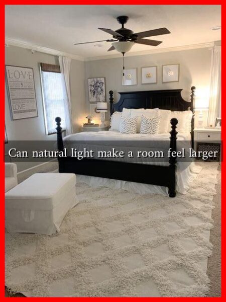 Can natural light make a room feel larger