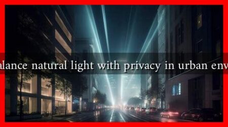 Can we balance natural light with privacy in urban environments Can we balance natural light with privacy in urban environments