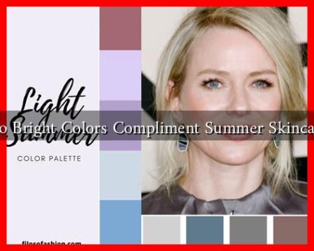 Do Bright Colors Compliment Summer Skincare