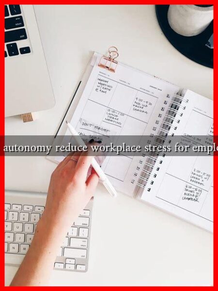 Does autonomy reduce workplace stress for employees