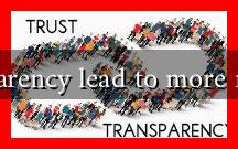 Does transparency lead to more reliable trust