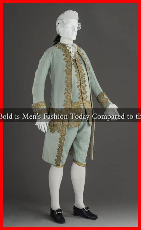 How Bold is Men’s Fashion Today Compared to the Past How Bold is Men's Fashion Today Compared to the Past