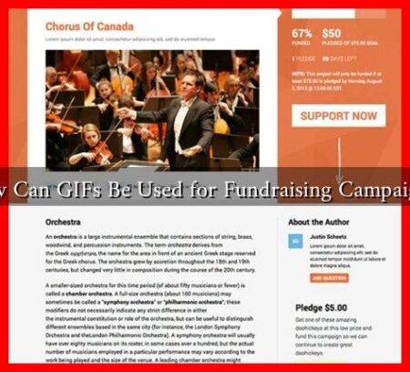 How Can GIFs Be Used for Fundraising Campaigns?