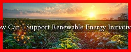 How Can I Support Renewable Energy Initiatives?
